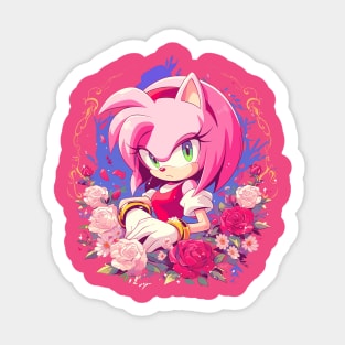 amy rose Sticker